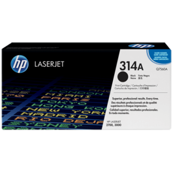 HP 314A (HP-Q7560A) OEM Black toner cartridge